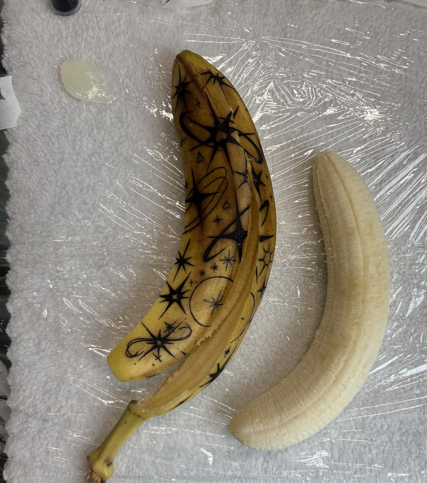 banana tattoo by Taetyn Panagos