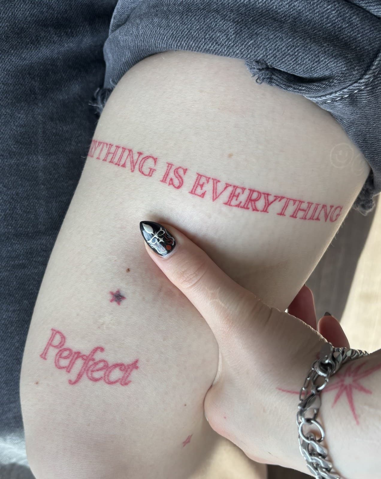 perfect hand tattoo by Taetyn Panagos