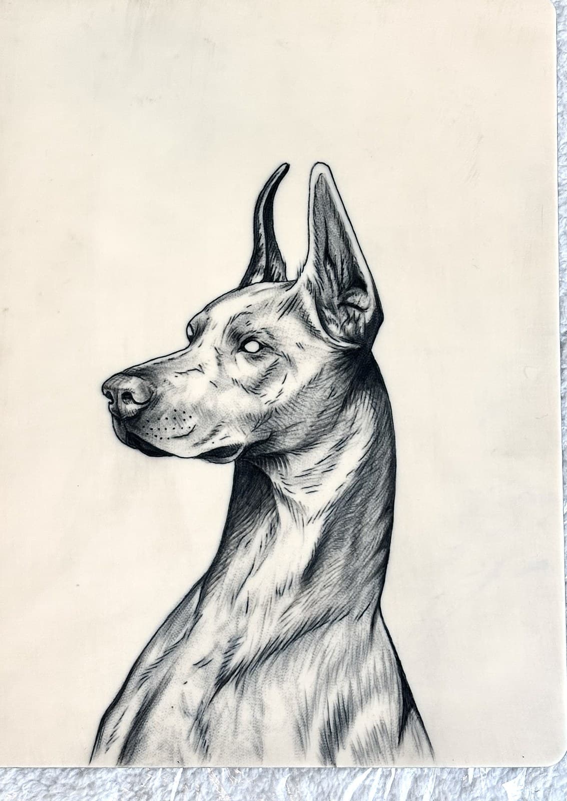 sphynx dog tattoo by Taetyn Panagos